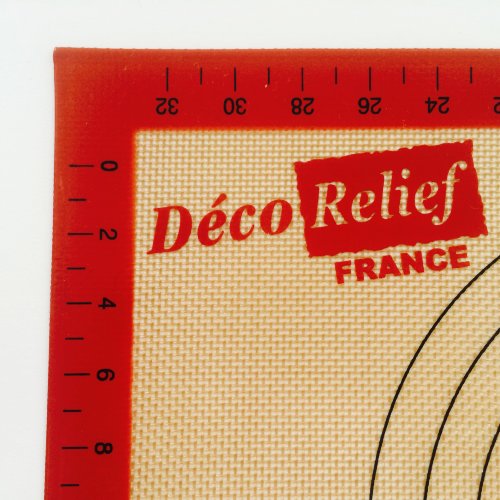 30*40 см — Силиконовый коврик для теста и мастики с разметкой для листа | Deco-Relief Франция